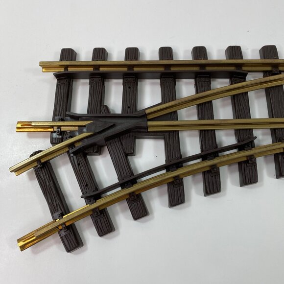 LGB 12100 G Scale Electric Left Switch Track Handweiche Links 30° 300mm - Picture 3 of 4